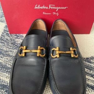 Salvatore Ferragamo Parigi Loafer - Blue - Size 8